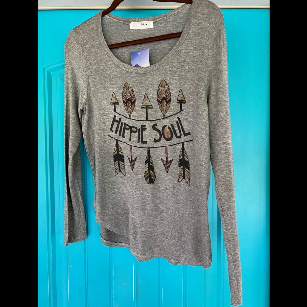 MY LAnd Graphic Long Sleeve Top